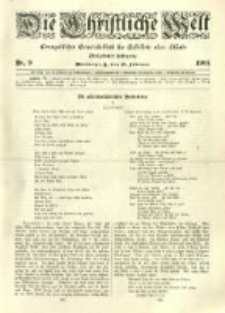 Die Christliche Welt: evangelisches Gemeindeblatt f&uuml;r Gebildete aller St&auml;nde. 1901.02.28 Jg.15 Nr.9