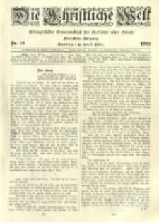 Die Christliche Welt: evangelisches Gemeindeblatt f&uuml;r Gebildete aller St&auml;nde. 1901.03.07 Jg.15 Nr.10