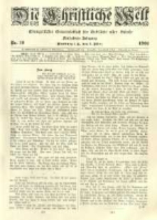 Die Christliche Welt: evangelisches Gemeindeblatt für Gebildete aller Stände. 1901.03.07 Jg.15 Nr.10