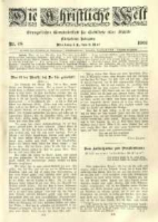 Die Christliche Welt: evangelisches Gemeindeblatt f&uuml;r Gebildete aller St&auml;nde. 1901.05.02 Jg.15 Nr.18