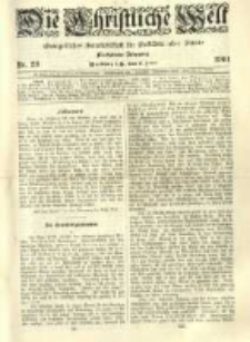 Die Christliche Welt: evangelisches Gemeindeblatt f&uuml;r Gebildete aller St&auml;nde. 1901.06.06 Jg.15 Nr.23