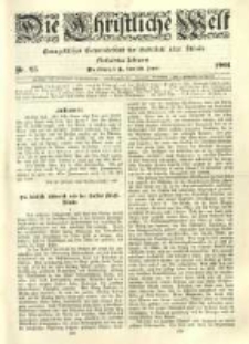 Die Christliche Welt: evangelisches Gemeindeblatt für Gebildete aller Stände. 1901.06.20 Jg.15 Nr.25