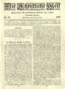 Die Christliche Welt: evangelisches Gemeindeblatt f&uuml;r Gebildete aller St&auml;nde. 1901.06.27 Jg.15 Nr.26
