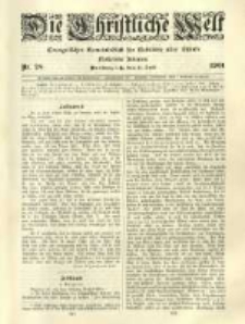Die Christliche Welt: evangelisches Gemeindeblatt für Gebildete aller Stände. 1901.07.11 Jg.15 Nr.28