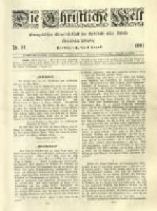 Die Christliche Welt: evangelisches Gemeindeblatt für Gebildete aller Stände. 1901.08.01 Jg.15 Nr.31