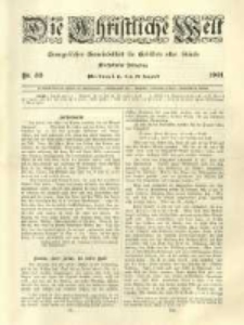 Die Christliche Welt: evangelisches Gemeindeblatt für Gebildete aller Stände. 1901.08.15 Jg.15 Nr.33
