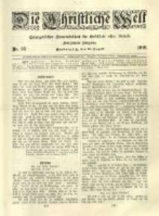 Die Christliche Welt: evangelisches Gemeindeblatt f&uuml;r Gebildete aller St&auml;nde. 1901.08.29 Jg.15 Nr.35