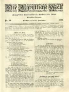 Die Christliche Welt: evangelisches Gemeindeblatt für Gebildete aller Stände. 1901.09.05 Jg.15 Nr.36