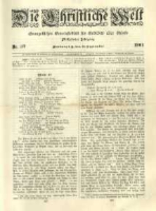 Die Christliche Welt: evangelisches Gemeindeblatt für Gebildete aller Stände. 1901.09.12 Jg.15 Nr.37