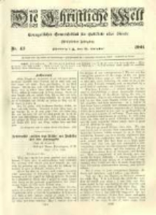 Die Christliche Welt: evangelisches Gemeindeblatt für Gebildete aller Stände. 1901.10.24 Jg.15 Nr.43