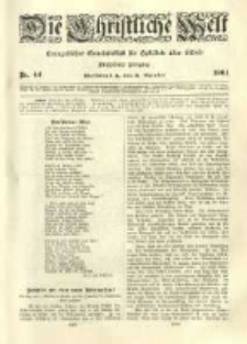 Die Christliche Welt: evangelisches Gemeindeblatt für Gebildete aller Stände. 1901.10.31 Jg.15 Nr.44
