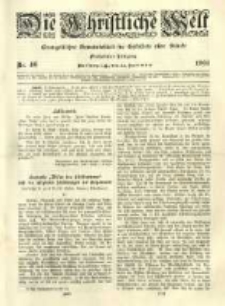 Die Christliche Welt: evangelisches Gemeindeblatt f&uuml;r Gebildete aller St&auml;nde. 1901.11.14 Jg.15 Nr.46