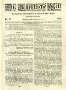 Die Christliche Welt: evangelisches Gemeindeblatt für Gebildete aller Stände. 1901.11.14 Jg.15 Nr.46