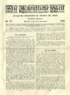 Die Christliche Welt: evangelisches Gemeindeblatt f&uuml;r Gebildete aller St&auml;nde. 1901.12.26 Jg.15 Nr.52