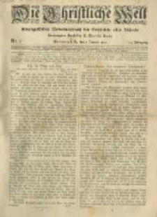 Die Christliche Welt: evangelisches Gemeindeblatt f&uuml;r Gebildete aller St&auml;nde. 1920.01.01 Jg.34 Nr.1