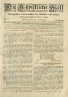 Die Christliche Welt: evangelisches Gemeindeblatt f&uuml;r Gebildete aller St&auml;nde. 1920.01.08 Jg.34 Nr.2