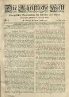 Die Christliche Welt: evangelisches Gemeindeblatt f&uuml;r Gebildete aller St&auml;nde. 1920.01.15 Jg.34 Nr.3