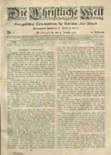 Die Christliche Welt: evangelisches Gemeindeblatt für Gebildete aller Stände. 1920.01.15 Jg.34 Nr.3