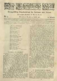Die Christliche Welt: evangelisches Gemeindeblatt f&uuml;r Gebildete aller St&auml;nde. 1920.01.29 Jg.34 Nr.5