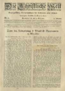 Die Christliche Welt: evangelisches Gemeindeblatt für Gebildete aller Stände. 1920.03.25 Jg.34 Nr.13
