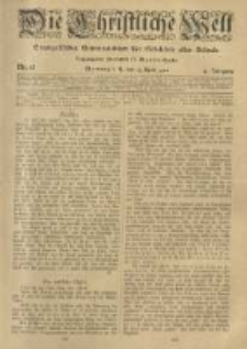Die Christliche Welt: evangelisches Gemeindeblatt f&uuml;r Gebildete aller St&auml;nde. 1920.04.15 Jg.34 Nr.16