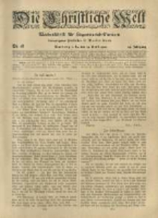 Die Christliche Welt: evangelisches Gemeindeblatt f&uuml;r Gebildete aller St&auml;nde. 1920.04.29 Jg.34 Nr.18