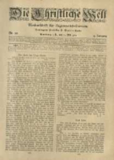 Die Christliche Welt: evangelisches Gemeindeblatt f&uuml;r Gebildete aller St&auml;nde. 1920.05.13 Jg.34 Nr.20