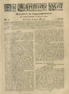 Die Christliche Welt: evangelisches Gemeindeblatt f&uuml;r Gebildete aller St&auml;nde. 1920.05.27 Jg.34 Nr.22