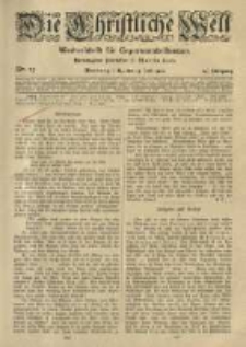 Die Christliche Welt: evangelisches Gemeindeblatt f&uuml;r Gebildete aller St&auml;nde. 1920.07.15 Jg.34 Nr.29