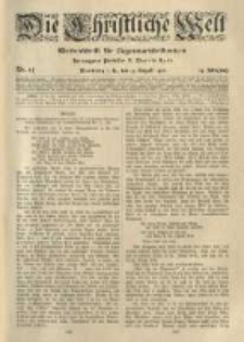 Die Christliche Welt: evangelisches Gemeindeblatt f&uuml;r Gebildete aller St&auml;nde. 1920.08.19 Jg.34 Nr.34