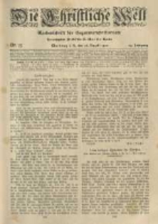 Die Christliche Welt: evangelisches Gemeindeblatt f&uuml;r Gebildete aller St&auml;nde. 1920.08.26 Jg.34 Nr.35