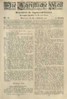 Die Christliche Welt: evangelisches Gemeindeblatt f&uuml;r Gebildete aller St&auml;nde. 1920.09.02 Jg.34 Nr.36