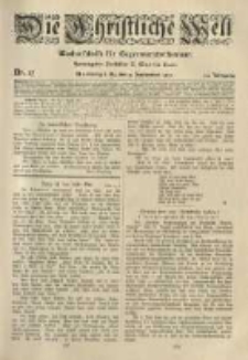 Die Christliche Welt: evangelisches Gemeindeblatt für Gebildete aller Stände. 1920.09.09 Jg.34 Nr.37