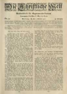 Die Christliche Welt: evangelisches Gemeindeblatt f&uuml;r Gebildete aller St&auml;nde. 1920.10.01 Jg.34 Nr.40