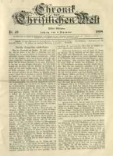 Chronik der christlichen Welt. 1898.12.08 Jg.8 Nr.49