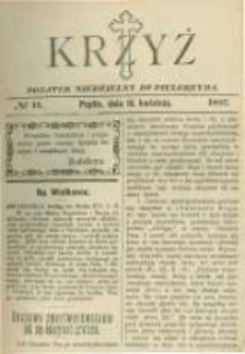 Krzyż: dodatek niedzielny do "Pielgrzyma". 1887.04.10 No15