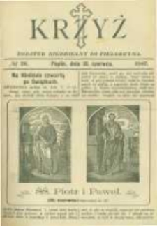 Krzyż: dodatek niedzielny do "Pielgrzyma". 1887.06.26 No26