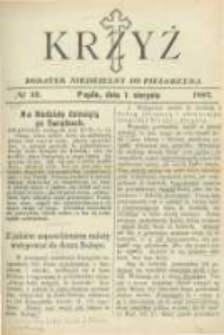 Krzyż: dodatek niedzielny do "Pielgrzyma". 1887.08.07 No32