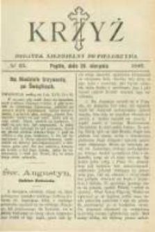 Krzyż: dodatek niedzielny do "Pielgrzyma". 1887.08.28 No35