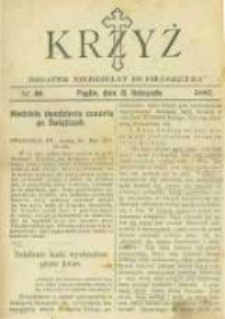 Krzyż: dodatek niedzielny do "Pielgrzyma". 1887.11.13 No46