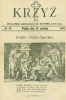 Krzyż: dodatek niedzielny do "Pielgrzyma". 1887.12.25 No52