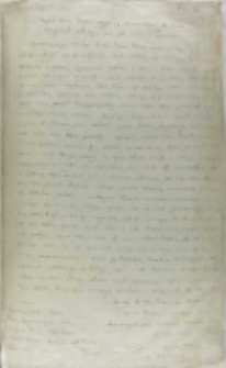 Kopia listu Konstantego X. Ostrowskiego wojewody kijowskiego do kr&oacute;la Zygmunta III, Ostr&oacute;g 15.10.1602