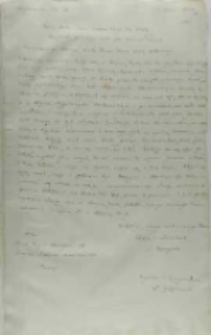 Kopia listu Jana Zamoyskiego do króla Zygmunta III, z Zamościa 01.03.1604