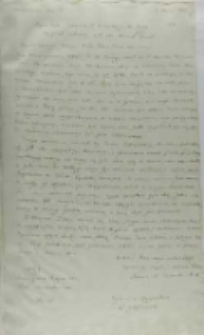 Kopia listu Janusza X Ostroskiego do kr&oacute;la Zygmunta III, z Ostroga 02.03.1604