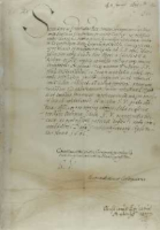List Krystiana biskupa mündeńskiego do króla Zygmunat III, z Peterhagen 02.01.1601