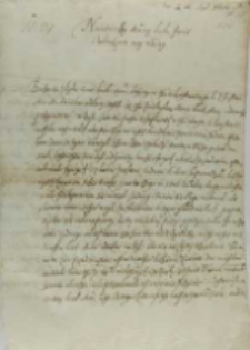 List Krzysztofa Kochanowskiego do króla Zygmunta III, z Konstantynopola 22.04.1602
