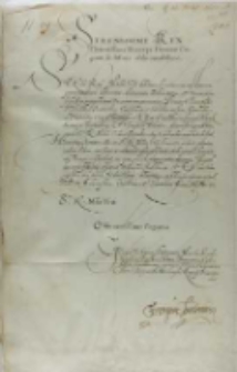List Jerzego Fryderyka margrabiego brandenburskiego do kr&oacute;la Zygmunta III, 26.12.1602