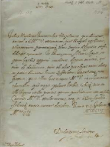 List kardynała Alessandro Perretiego de Montalto do kr&oacute;la Zygmunta III, z Rzymu 08.02.1602