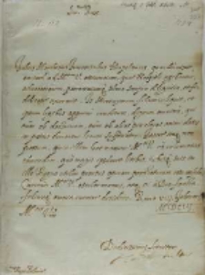 List kardynała Alessandro Perretiego de Montalto do króla Zygmunta III, z Rzymu 08.02.1602