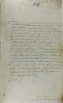 List biskupa J&oacute;zefa Stefana do kr&oacute;la Zygmunta III, 20.01.1604